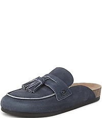 Sam Edelman Astrid Suede Tassel Detail Mules