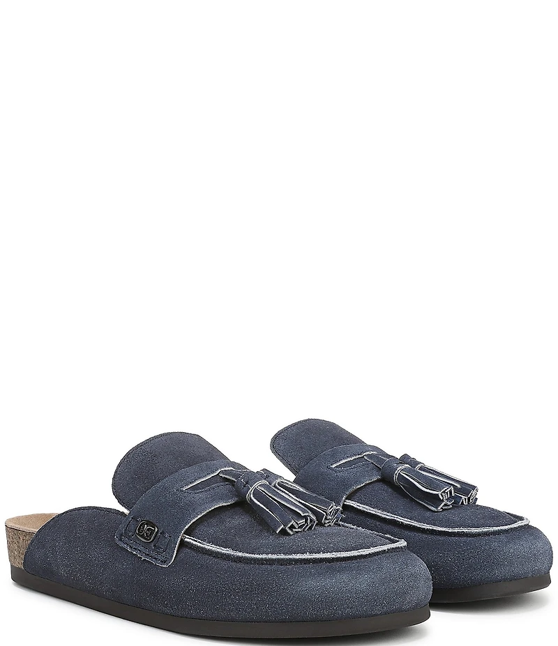 Sam Edelman Astrid Suede Tassel Detail Mules