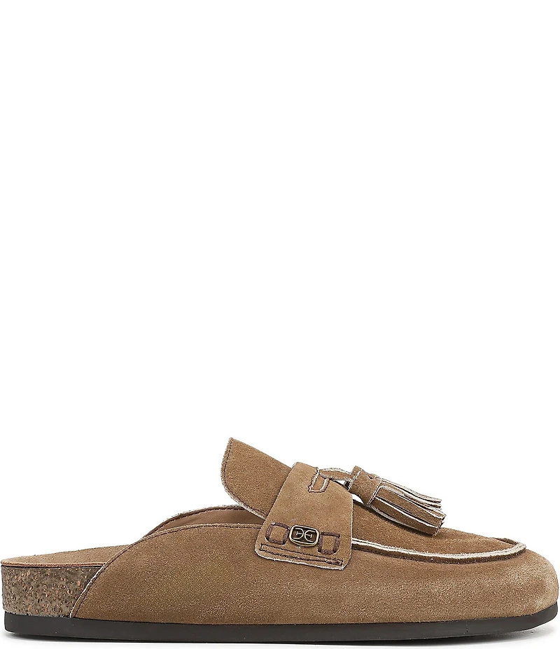 Sam Edelman Astrid Suede Tassel Detail Mules