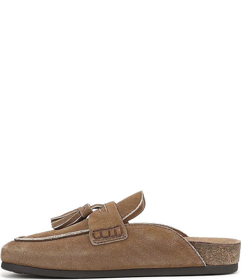 Sam Edelman Astrid Suede Tassel Detail Mules