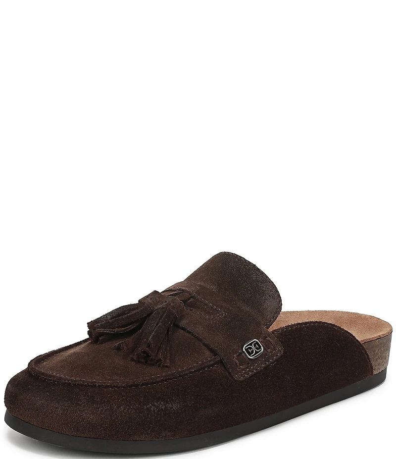 Sam Edelman Astrid Suede Tassel Detail Mules