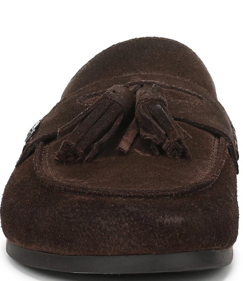 Sam Edelman Astrid Suede Tassel Detail Mules