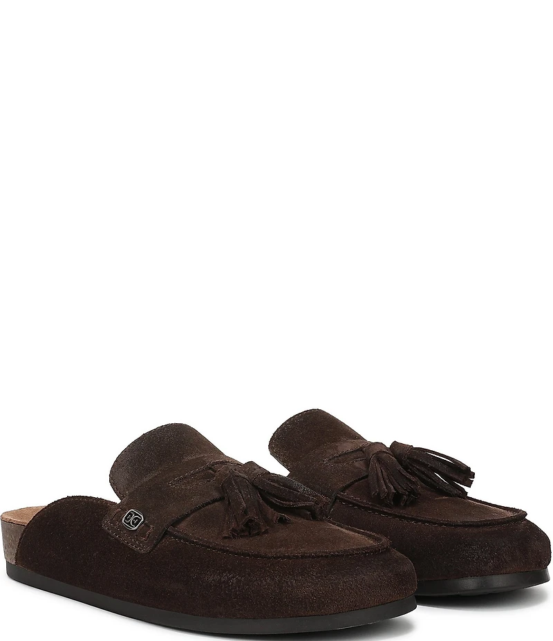 Sam Edelman Astrid Suede Tassel Detail Mules