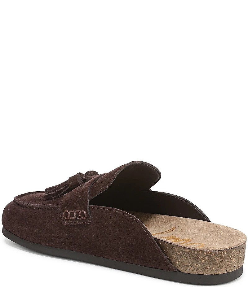 Sam Edelman Astrid Suede Tassel Detail Mules