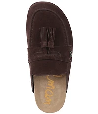 Sam Edelman Astrid Suede Tassel Detail Mules