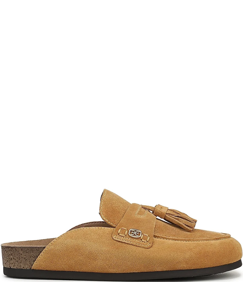 Sam Edelman Astrid Suede Tassel Detail Mules