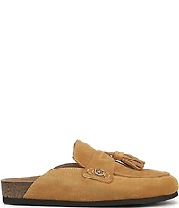 Sam Edelman Astrid Suede Tassel Detail Mules