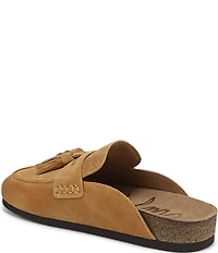 Sam Edelman Astrid Suede Tassel Detail Mules