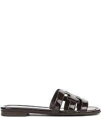 Sam Edelman Bay Patent Double E Logo Slide Sandals