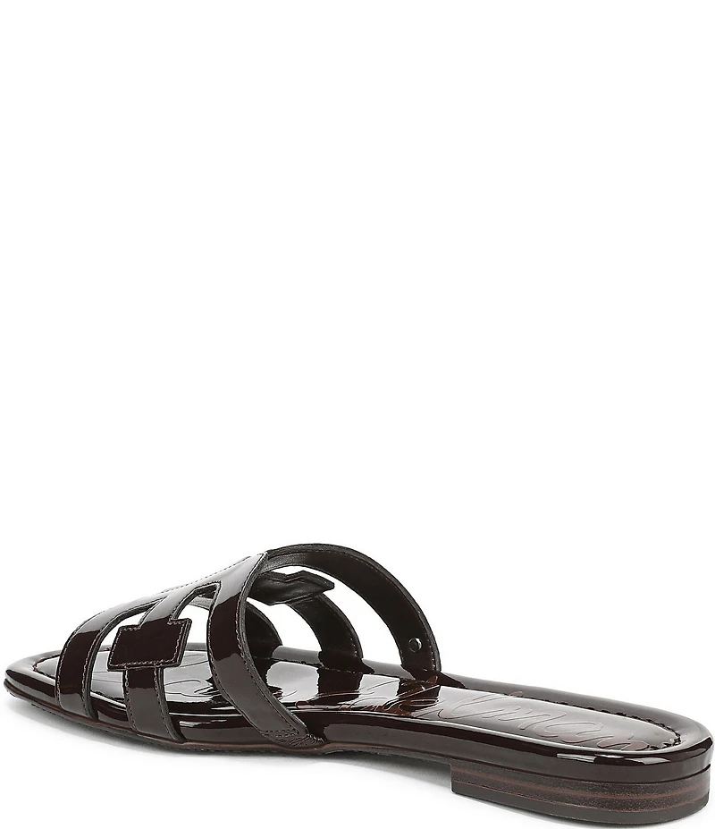 Sam Edelman Bay Patent Double E Logo Slide Sandals