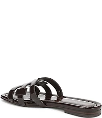 Sam Edelman Bay Patent Double E Logo Slide Sandals