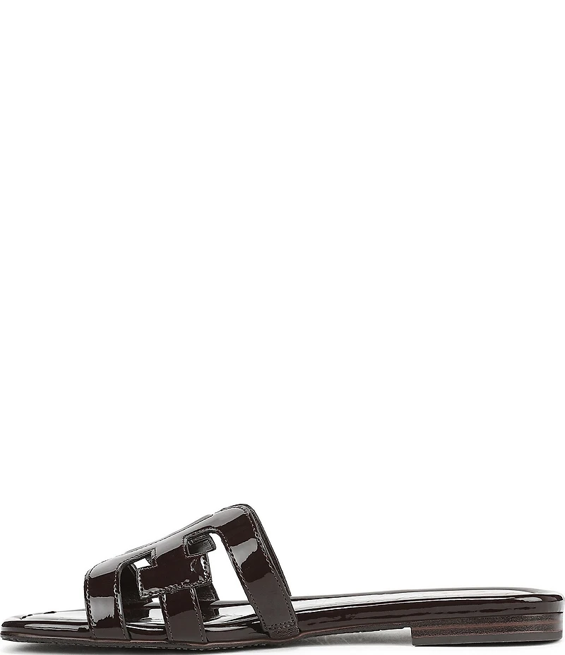 Sam Edelman Bay Patent Double E Logo Slide Sandals
