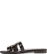 Sam Edelman Bay Patent Double E Logo Slide Sandals