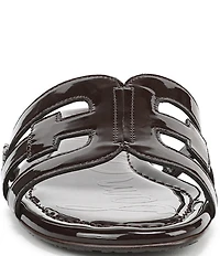 Sam Edelman Bay Patent Double E Logo Slide Sandals
