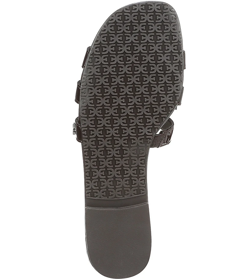 Sam Edelman Bay Patent Double E Logo Slide Sandals