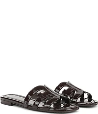 Sam Edelman Bay Patent Double E Logo Slide Sandals