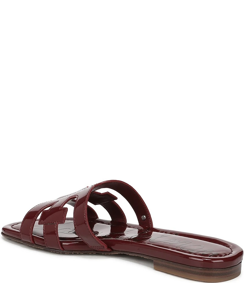 Sam Edelman Bay Patent Double E Logo Slide Sandals