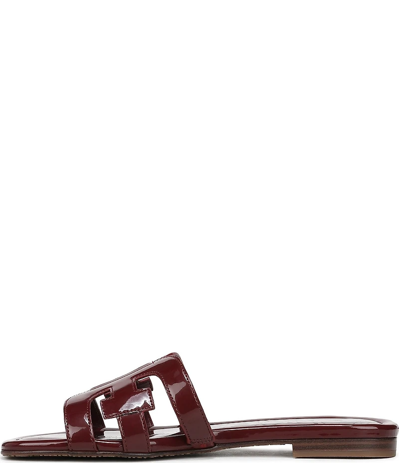 Sam Edelman Bay Patent Double E Logo Slide Sandals