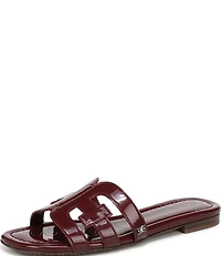 Sam Edelman Bay Patent Double E Logo Slide Sandals