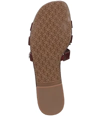 Sam Edelman Bay Patent Double E Logo Slide Sandals