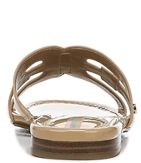 Sam Edelman Bay Patent Double E Logo Slide Sandals