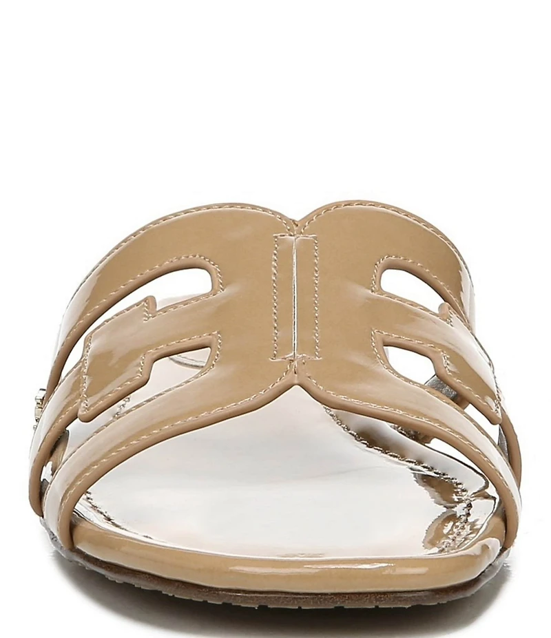 Sam Edelman Bay Patent Double E Logo Slide Sandals