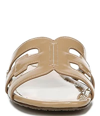 Sam Edelman Bay Patent Double E Logo Slide Sandals