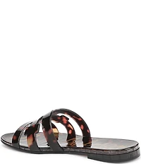 Sam Edelman Bay Jelly Double E Logo Tortoise Print Slide Sandals