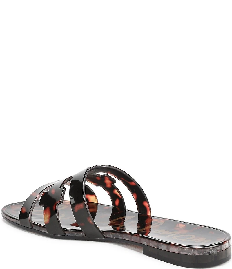Sam Edelman Bay Jelly Double E Logo Tortoise Print Slide Sandals