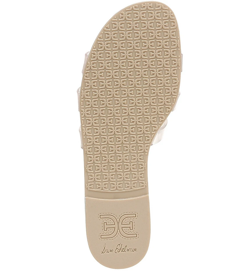 Sam Edelman Bay Jelly Double E Signature Logo Slide Sandals