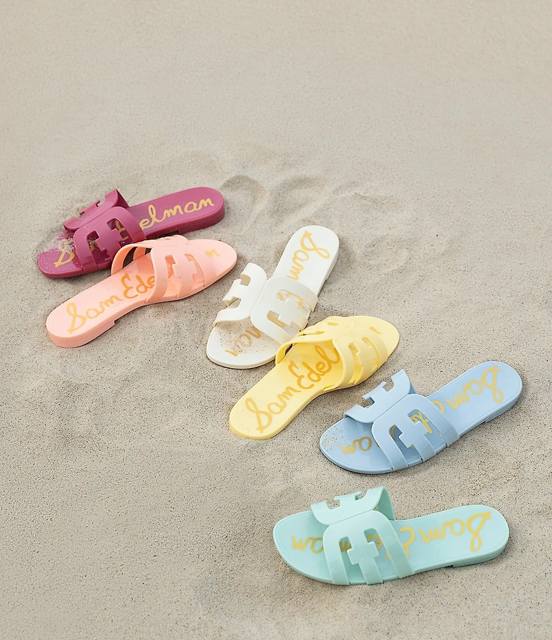Sam Edelman Bay Jelly Double E Signature Logo Slide Sandals