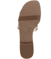Sam Edelman Bay Cork Double E Logo Slide Sandals