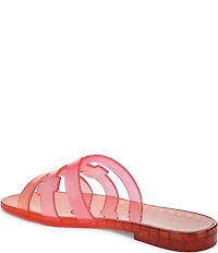 Sam Edelman Bay Ombre Jelly Double E Signature Logo Slide Sandals