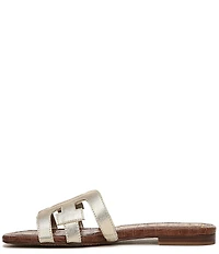 Sam Edelman Bay Leather Double E Logo Slide Sandals