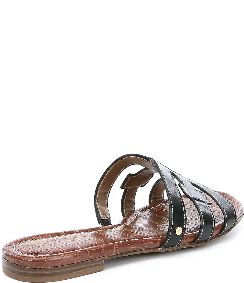 Sam Edelman Bay Leather Double E Logo Slide Sandals