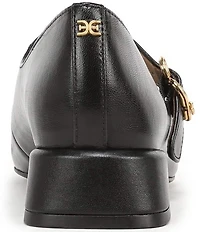 Sam Edelman Betsey Leather Square Toe Mary Jane Pumps