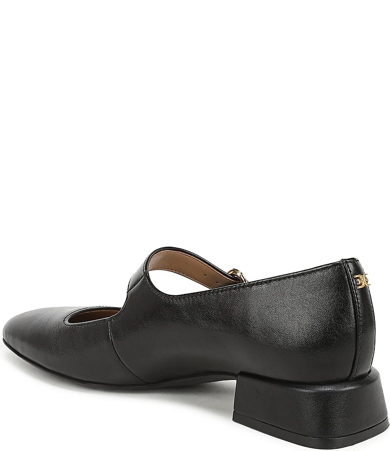 Sam Edelman Betsey Leather Square Toe Mary Jane Pumps