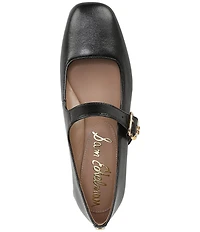 Sam Edelman Betsey Leather Square Toe Mary Jane Pumps