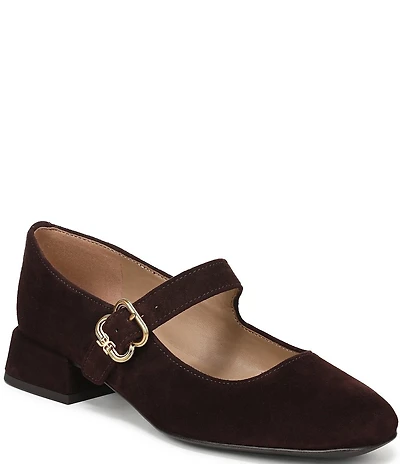 Sam Edelman Betsey Suede Square Toe Mary Janes