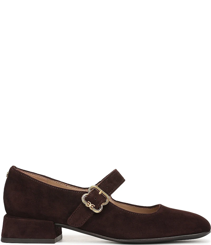 Sam Edelman Betsey Suede Square Toe Mary Janes