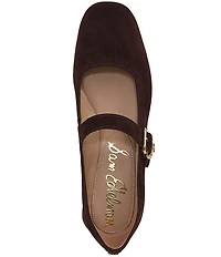 Sam Edelman Betsey Suede Square Toe Mary Janes