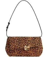 Sam Edelman Bex Folded Leopard Haircalf Convertible Shoulder Bag