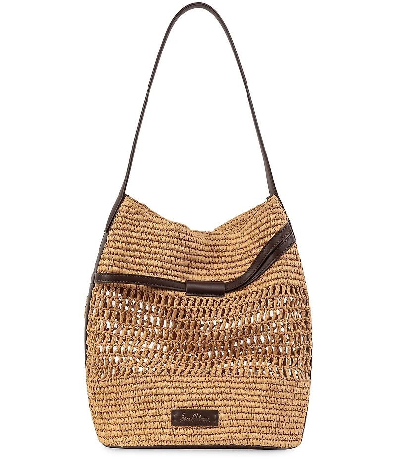 Sam Edelman Bex Raffia Woven Tote Bag