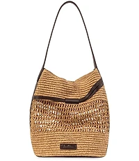 Sam Edelman Bex Raffia Woven Tote Bag