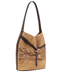 Sam Edelman Bex Raffia Woven Tote Bag