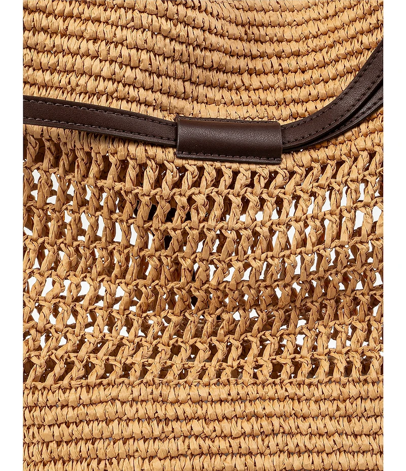 Sam Edelman Bex Raffia Woven Tote Bag
