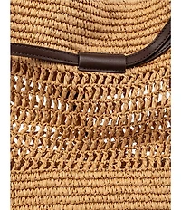 Sam Edelman Bex Raffia Woven Tote Bag
