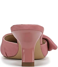 Sam Edelman Bex Silk Bow Detail Pointed Toe Dress Mules