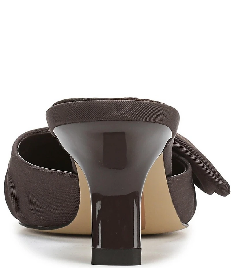 Sam Edelman Bex Silk Bow Detail Pointed Toe Dress Mules