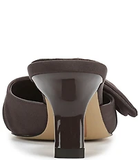 Sam Edelman Bex Silk Bow Detail Pointed Toe Dress Mules